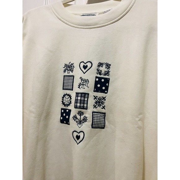 Vintage Separate Issues Crew Neck With Front Design New With Tags Size Medium - Picture 3 of 7